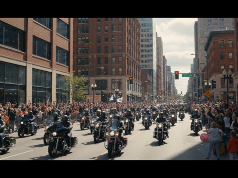 découvrez le parcours de la parade des heures motos dans les rues du mans le mercredi 15 avril et vivez un moment unique de passion moto en direct.