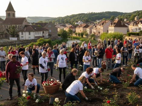 découvrez les photos d'algrange et des environs où plus de 600 bénévoles se mobilisent avec passion pour l'opération « une rose, un espoir » afin de soutenir la lutte contre le cancer.