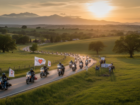 participez à la balade moto solidaire organisée par securitest la souterraine au profit de l'amce et de l'hôpital de limoges. un événement convivial pour soutenir une noble cause.