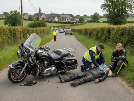 accident de moto près de honfleur impliquant deux anglaises, l'une grièvement blessée. suivez les détails et l'évolution de leur état sur notre site.