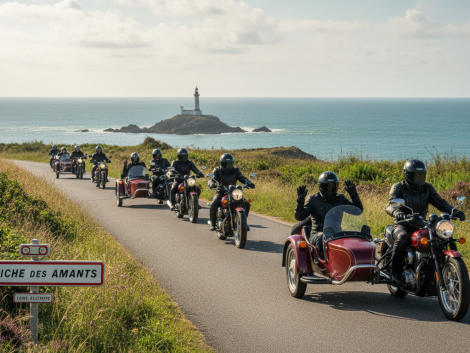 participez à notre balade à moto en loire-atlantique ! appel aux bénévoles et passionnés de side-cars pour une aventure conviviale et pleine de découvertes.