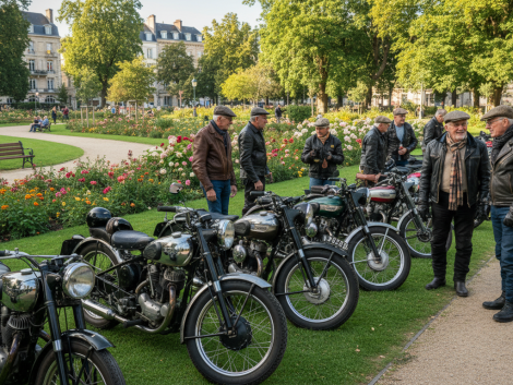 découvrez les légendaires « motos des papis » lors de leur escale exceptionnelle au parc du jard. un rendez-vous nostalgique à ne pas manquer pour les passionnés de motos vintage et d'histoire automobile.