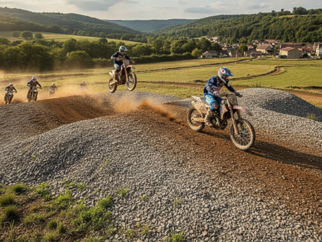 découvrez comment alexandre mordret, dans la force de la trentaine, s'impose en maître face aux jeunes talents lors du moto-cross de corseul.