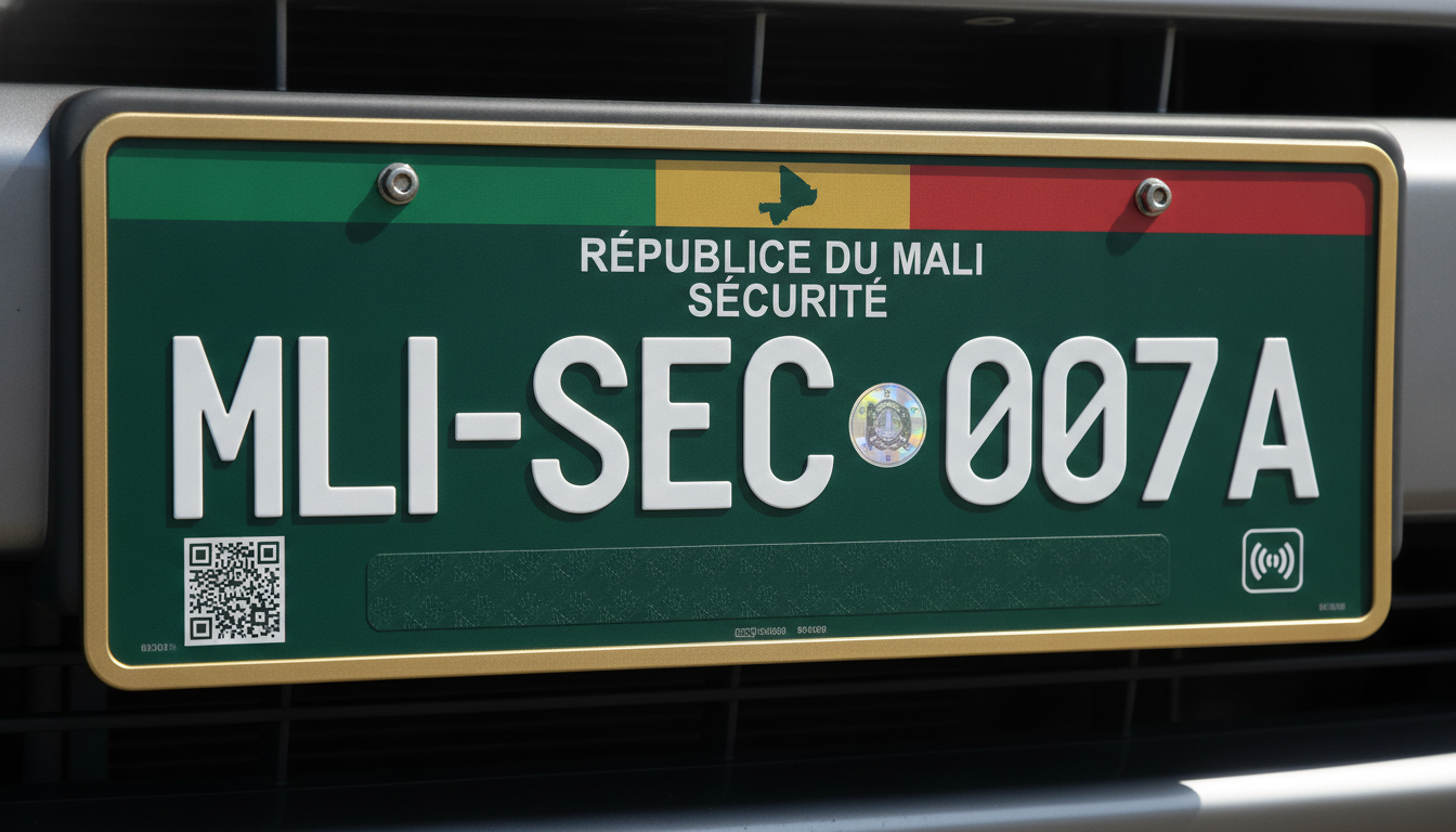 découvrez comment le mali déploie des plaques d'immatriculation innovantes pour renforcer la sécurité et combattre le terrorisme efficacement.