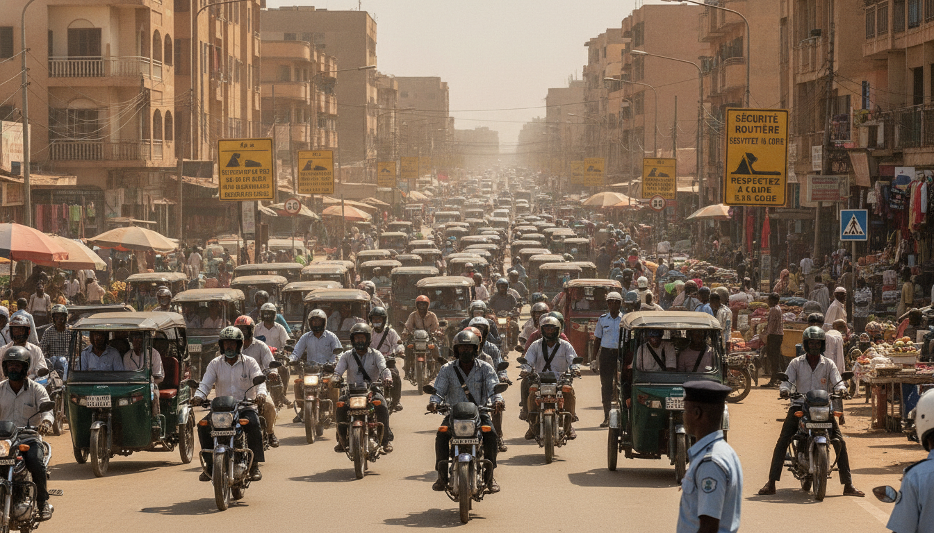 au mali, le lancement officiel de l'enregistrement des motos et tricycles vise à renforcer la régulation du secteur et améliorer la sécurité routière.