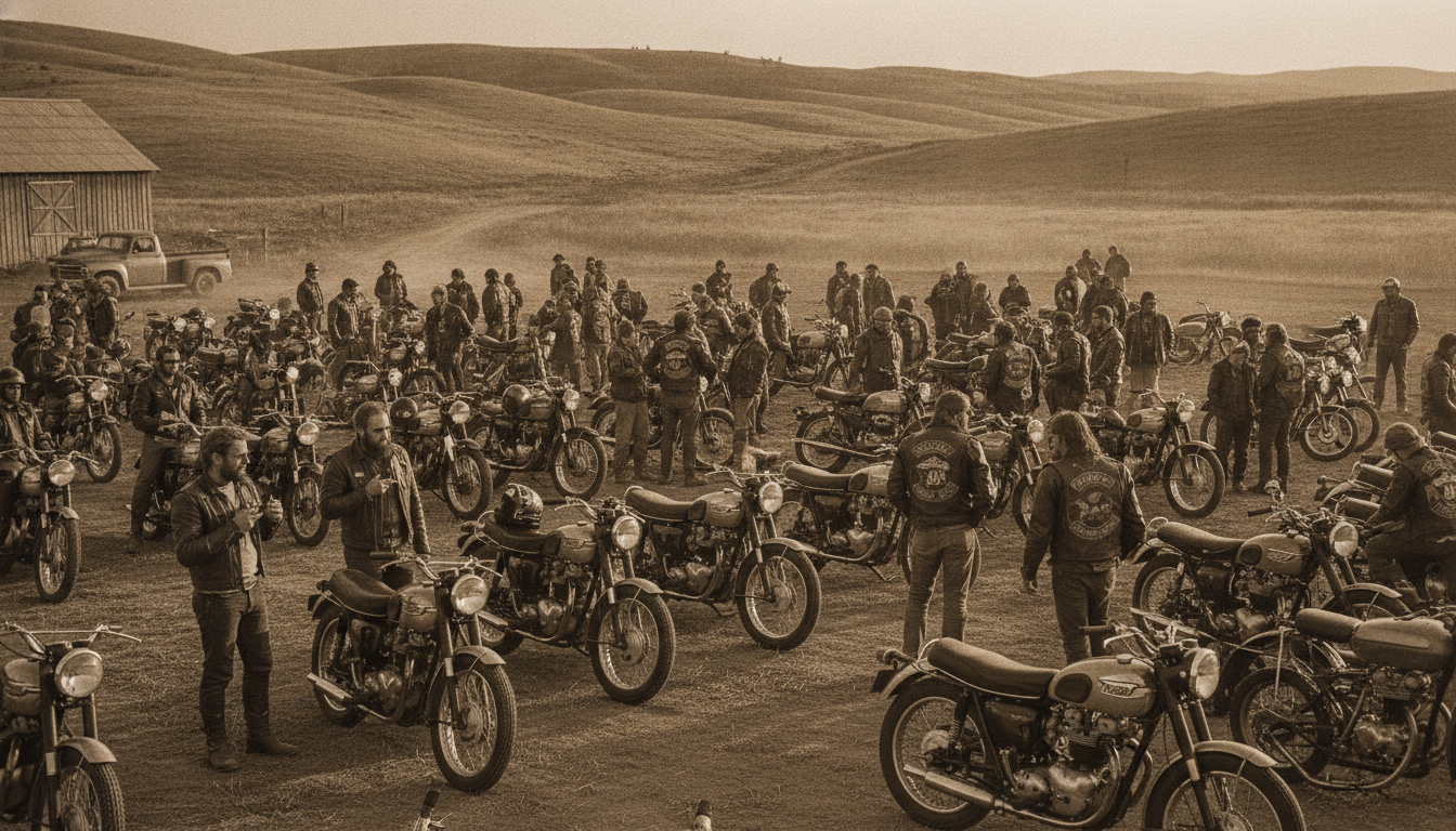 découvrez la fin d'une époque pour ce moto-club emblématique, où une passion claire et définie réunissait des amateurs de moto lors de rassemblements inoubliables.