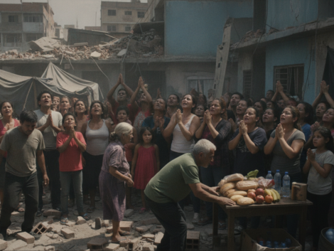 des rescapés du séisme au venezuela rendent hommage à la solidarité qui les a soutenus et expriment leur profonde gratitude envers dieu.