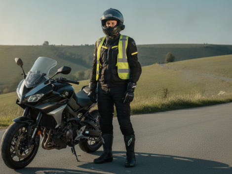 découvrez le coût total de l'équipement complet indispensable pour un motard débutant : casque, blouson, gants, bottes et plus, pour rouler en toute sécurité et sérénité.
