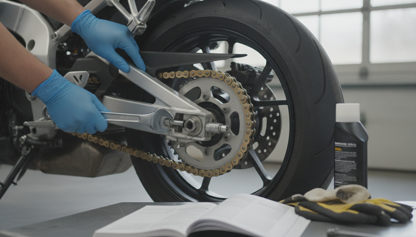 apprenez à tendre la chaîne de votre moto correctement et évitez les erreurs courantes grâce à notre guide simple et détaillé.