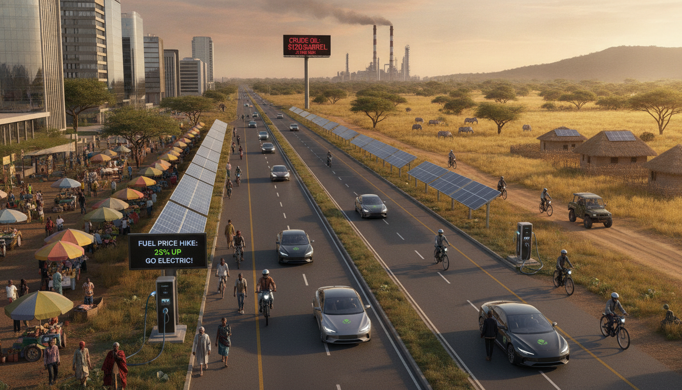 en afrique, la hausse des prix du pétrole stimule le développement de la mobilité électrique, offrant des solutions économiques pour parcourir de plus longues distances.