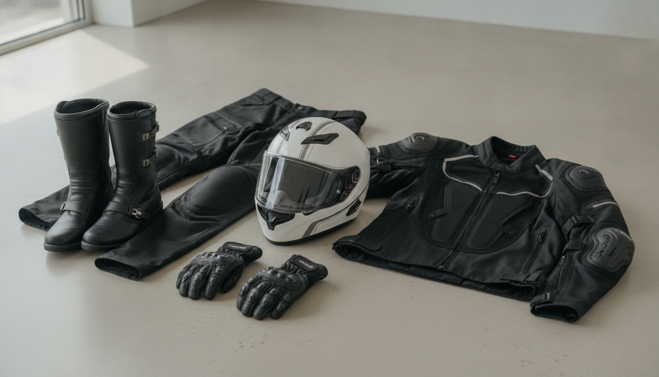 découvrez l'équipement obligatoire à moto et ce qu'il faut vraiment avoir pour rouler en toute sécurité et respecter la loi.