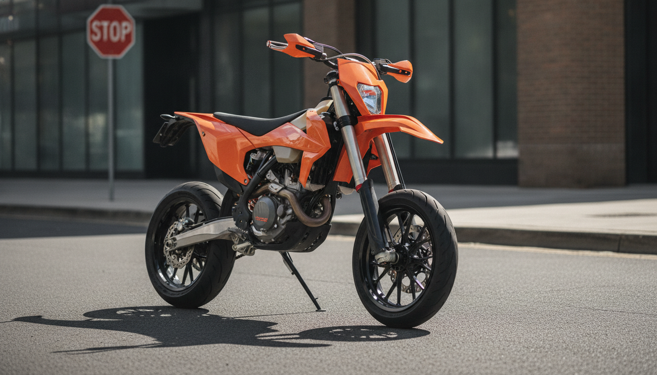 découvrez tout ce qu'il faut savoir sur la ktm 450 exc supermotard : homologation, utilisation et limites pour profiter pleinement de cette moto performante.