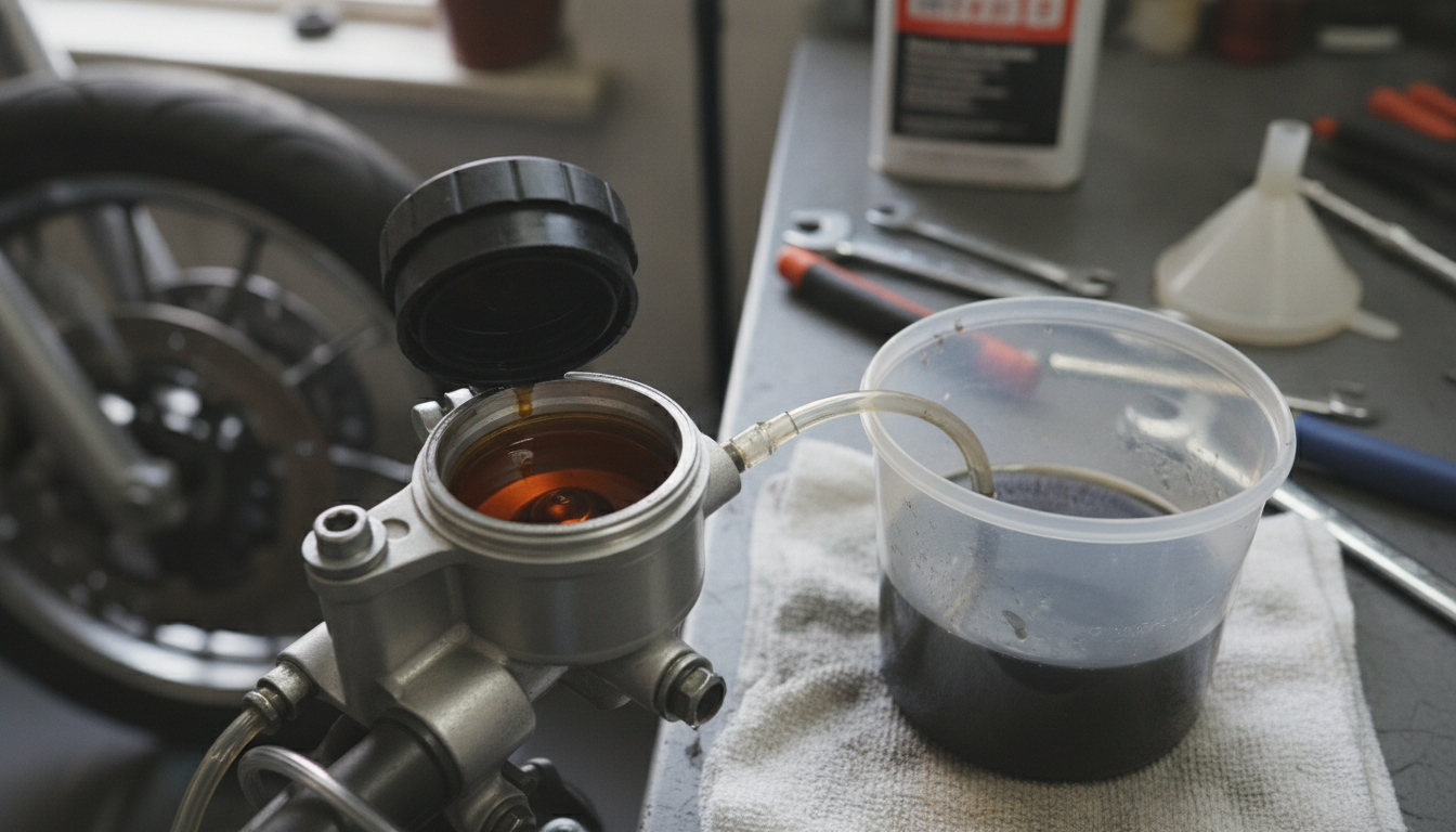 découvrez quand et pourquoi il est crucial de remplacer le liquide de frein de votre moto pour assurer votre sécurité et la performance optimale de votre système de freinage.