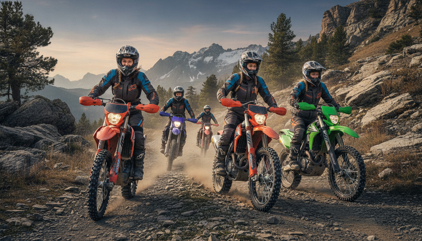 découvrez comment quatre privadoises se distinguent et brillent dans l'univers passionnant de l'enduro moto à privas.