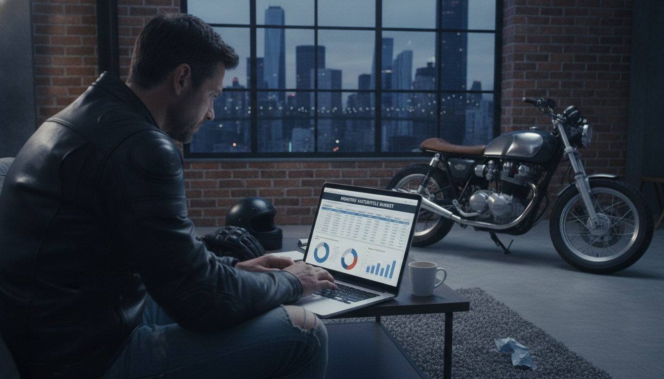 découvrez quel budget prévoir chaque mois pour rouler à moto, incluant carburant, entretien, assurance et équipement.