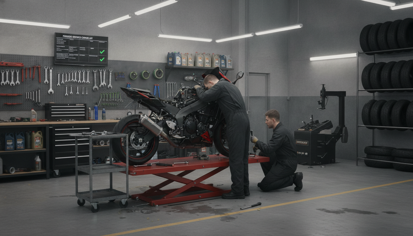 découvrez ce que comprend vraiment l'entretien périodique lors de la révision moto pour assurer la sécurité et la performance optimale de votre deux-roues.