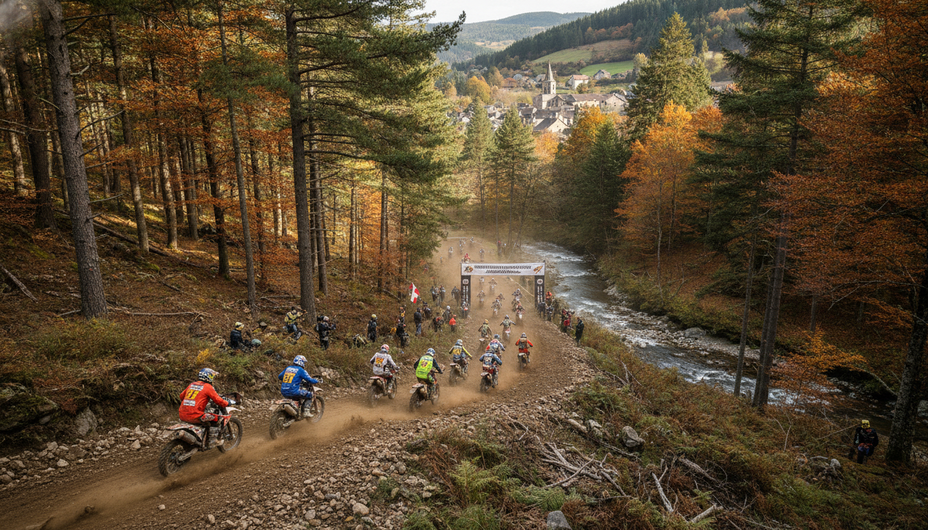 découvrez saint-agrève, épicentre mondial des motos, où plus de 130 pilotes s'affrontent dans une lutte acharnée pour la victoire.
