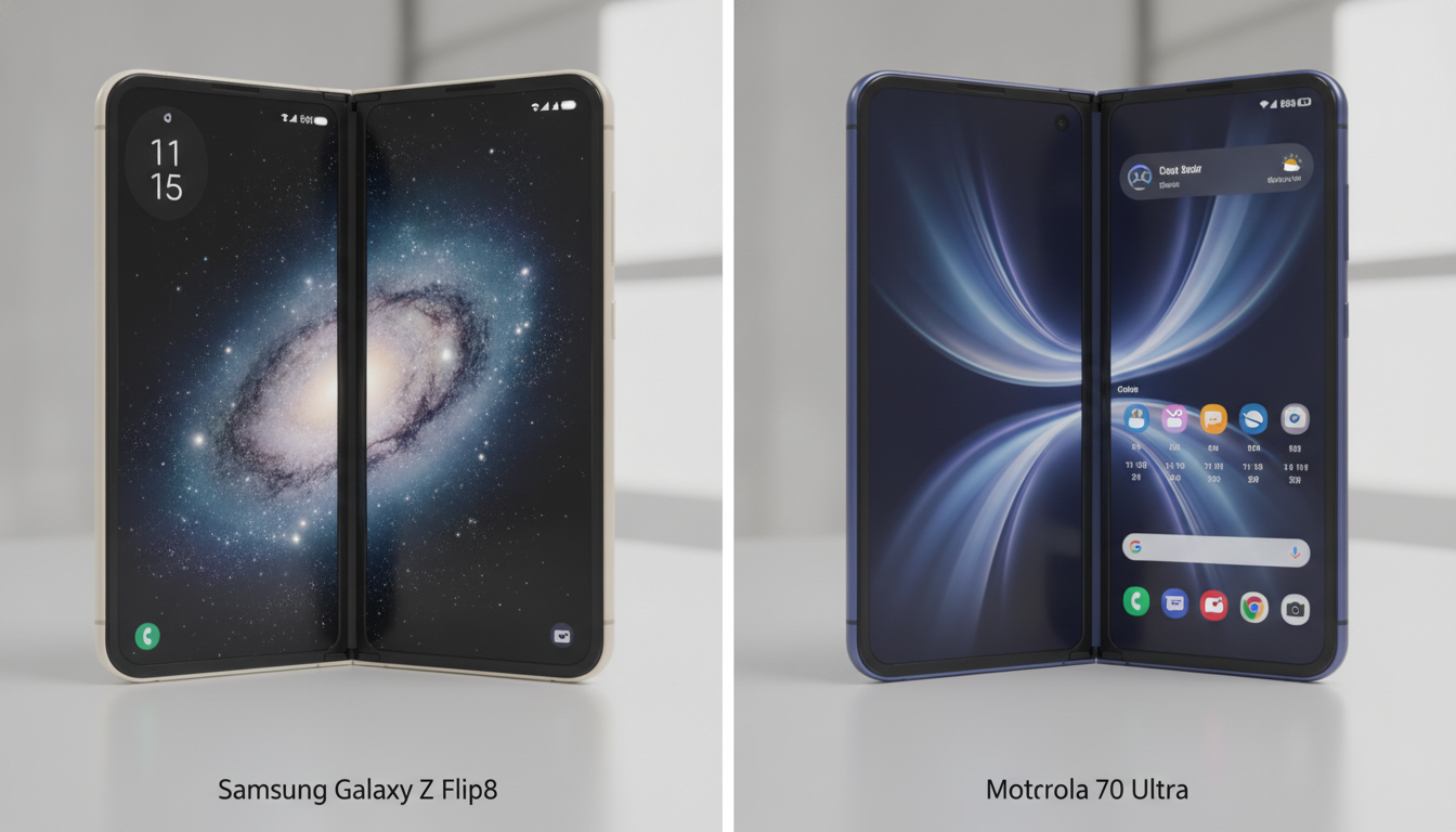découvrez notre comparatif détaillé entre le samsung galaxy z flip8 et le motorola razr 70 ultra pour savoir quel smartphone pliable à clapet offre la meilleure expérience, performance et innovation sur le marché.