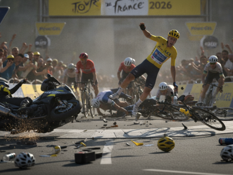 découvrez comment une possible erreur d'un motard a provoqué un incident lors du tour de france 2026, impactant la course et ses participants.