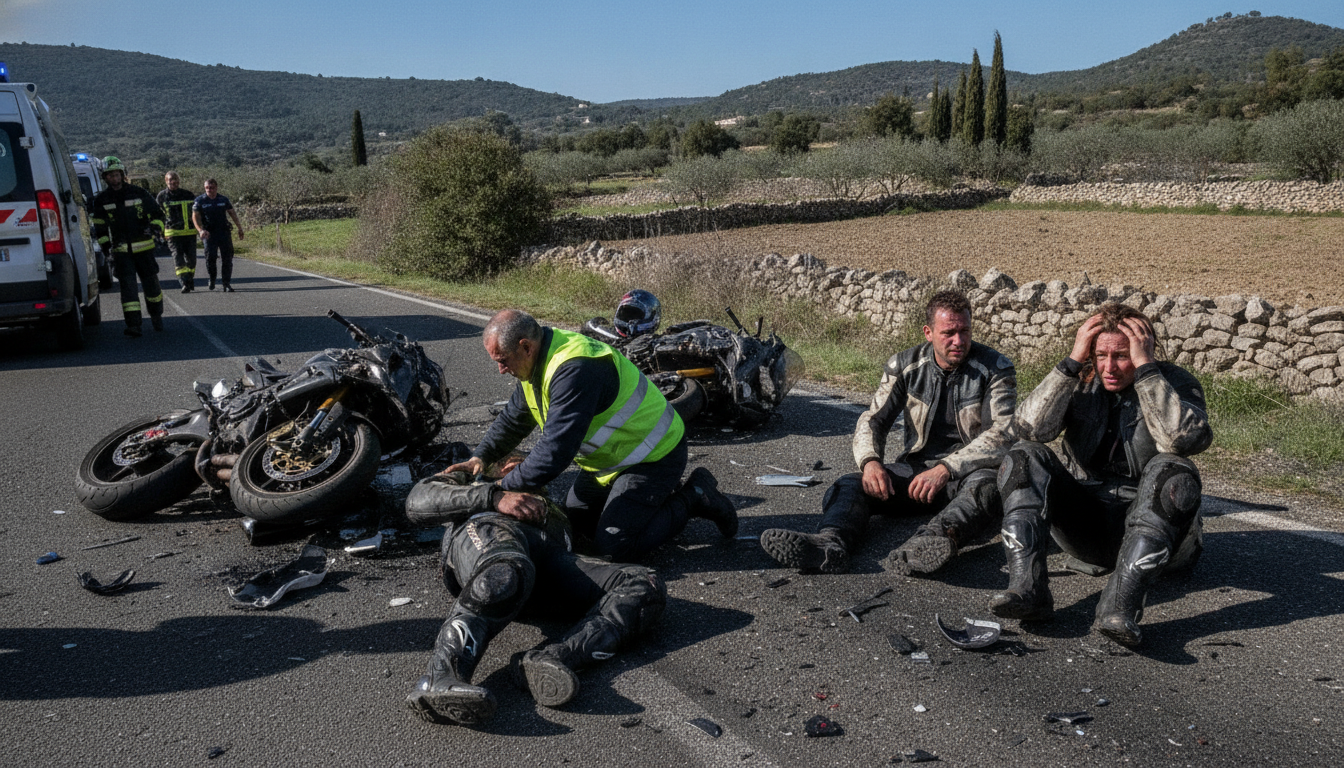 accident de deux motos au beausset faisant trois blessés, découvrez les détails de la collision et l'état des victimes.