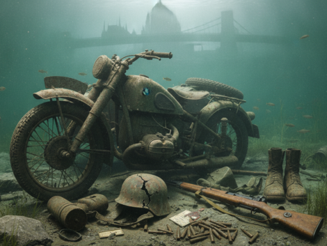 plongez dans une découverte saisissante sur le danube : des soldats de la wehrmacht et une moto de la seconde guerre mondiale ramenés à la surface, révélant un fragment fascinant de l'histoire.