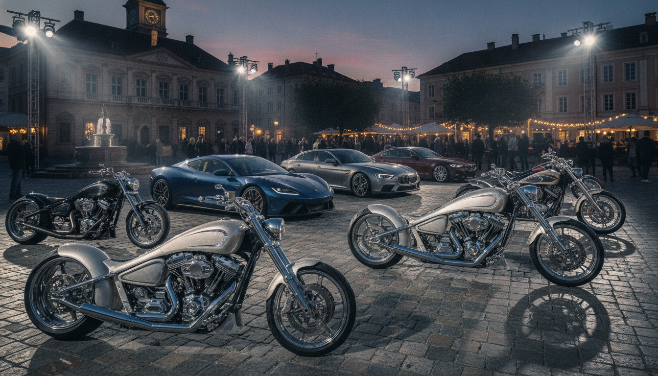 ce week-end à desvres, la place léon-blum s'anime avec un spectacle fascinant mêlant motos étincelantes et voitures stylées à ne pas manquer.