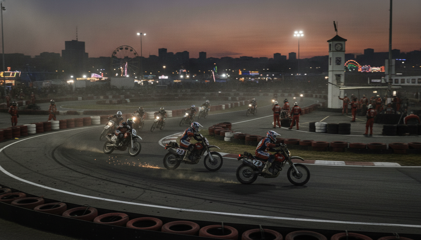 découvrez la compétition moto : 23 h 60, une course intense où les pilotes rivalisent pour établir un nouveau record spectaculaire.