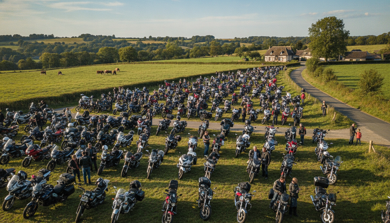 plus de 1000 motards se rassemblent dimanche 23 août dans la région de gournay et l’eure pour la 8e édition du br, un événement incontournable pour les passionnés de moto.