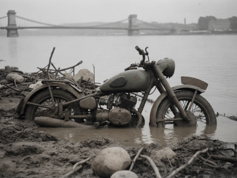 découvrez comment la sécheresse exceptionnelle sur le danube a révélé une moto de la wehrmacht, témoignant des vestiges historiques cachés sous les eaux basses.