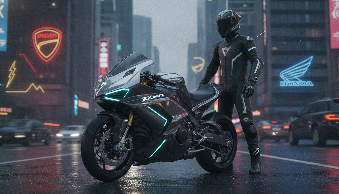 découvrez zx moto, le nouveau challenger chinois qui s'apprête à rivaliser avec les géants ducati, honda et yamaha dans l'univers de la moto, alliant innovation et performance.