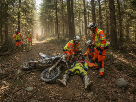un grave accident de moto-cross à pullay implique un adolescent de 17 ans, transporté en urgence absolue. découvrez les détails de cet événement dramatique.