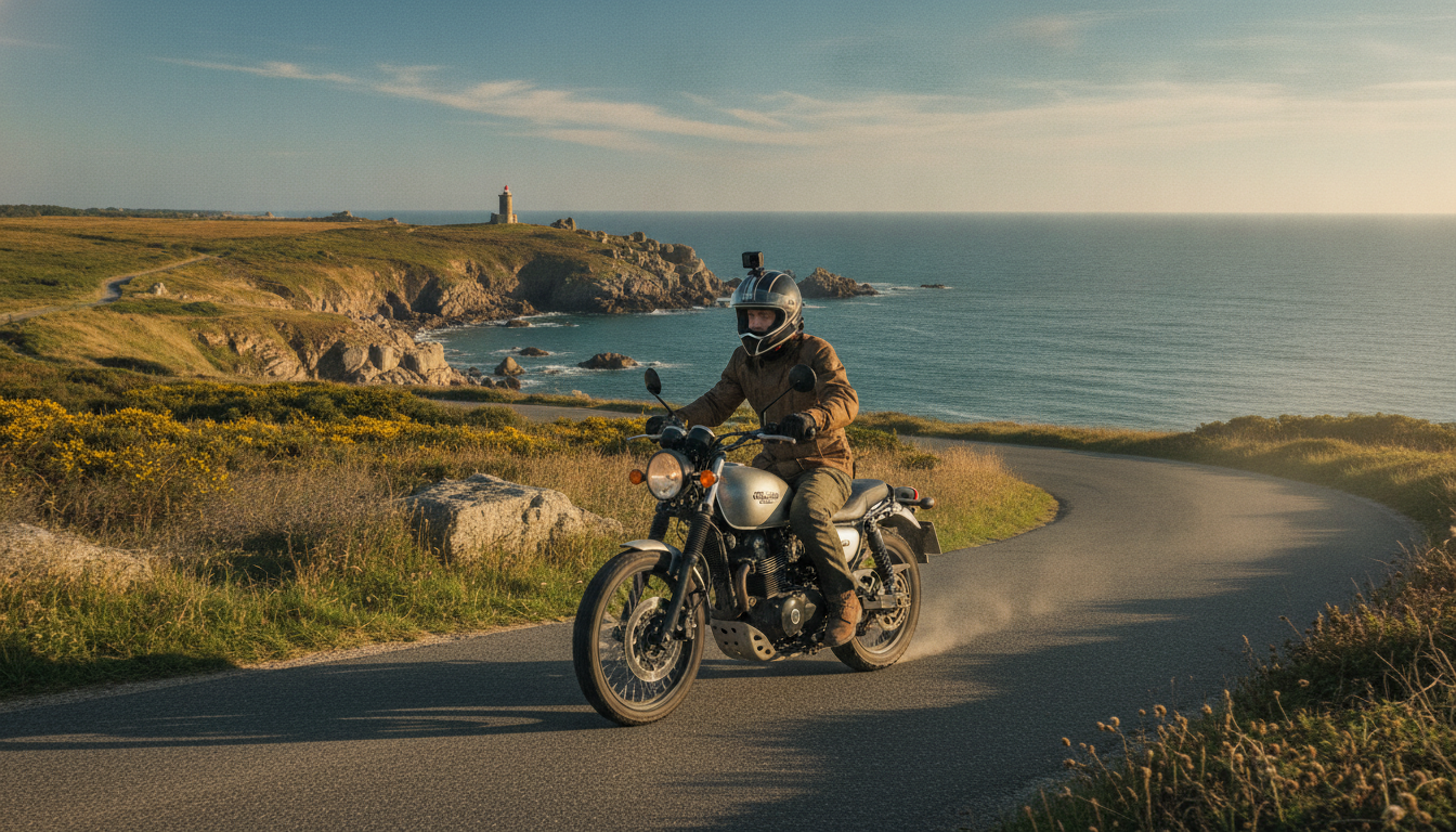 à seulement 18 ans, un jeune motard breton fait sensation sur les réseaux sociaux grâce à ses vidéos de trajets originales et pleines d'humour qui captivent les internautes.