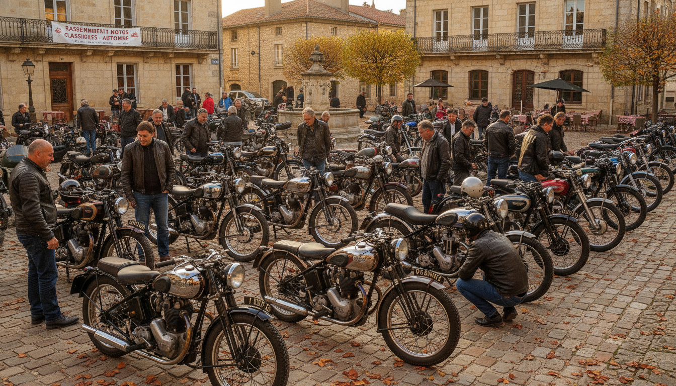 découvrez à lombez une édition mémorable où les motos vintage reprennent le devant de la scène, célébrant passion et patrimoine mécanique.