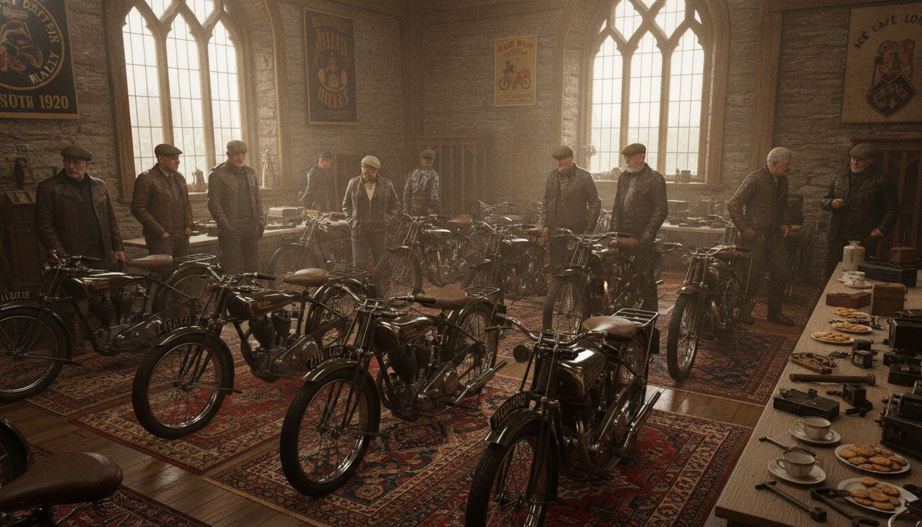 découvrez ce week-end une rencontre exceptionnelle de motos centenaires, véritables témoins d'une époque révolue, pour les passionnés de mécanique et d'histoire.