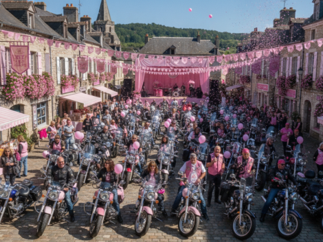 à grignan, le ride d’octobre rose a animé la cité dimanche matin avec énergie et solidarité, mobilisant participants et habitants autour de la lutte contre le cancer du sein.
