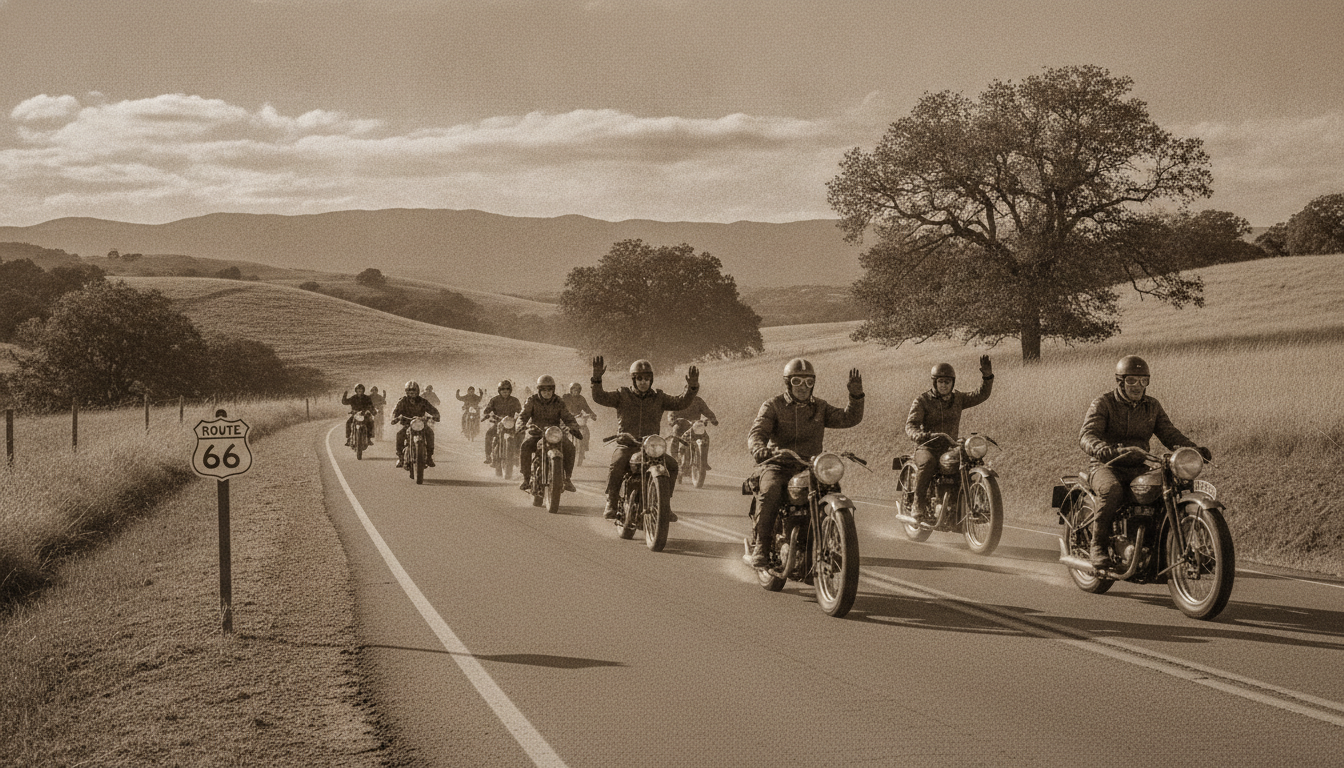 le moto-club termine sa saison rétro avec une boucle de 185 km, alliant passion et convivialité sur des routes pittoresques.