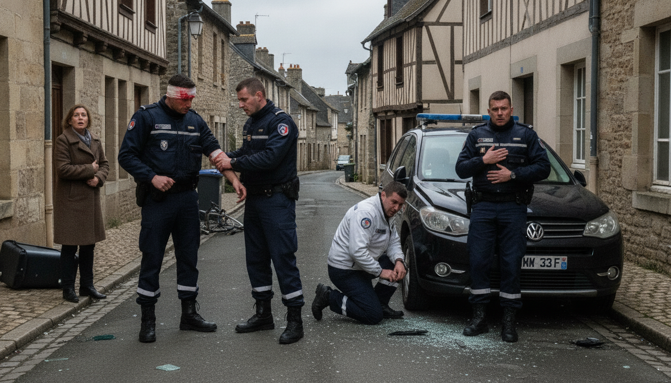 loire : trois gendarmes blessés lors d'un refus d’obtempérer, un témoin partage son récit poignant face à la violence de l'incident.