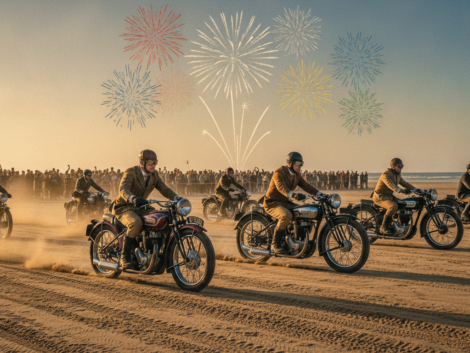découvrez le programme complet de la moto sur sable à berck : pilotes emblématiques, animations et feu d’artifice vintage samedi pour une expérience unique en bord de mer.