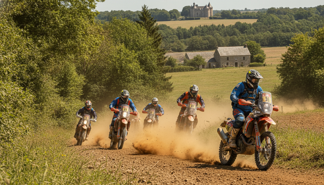 découvrez le rallye d'endurance tout-terrain en ille-et-vilaine, un hommage vibrant au pilote sébastien vezie, mêlant passion, défi et aventure moto.