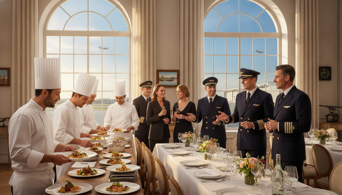 découvrez comment des chefs renommés et des pilotes passionnés s'unissent lors d'un dîner caritatif exceptionnel pour soutenir l'association y, alliant solidarité en cuisine et dans les airs.